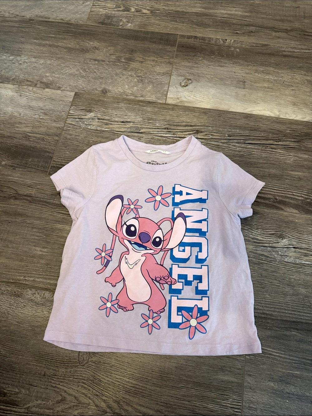 Ukids Disney Kids Pink 'Angel' Graphic T-Shirt